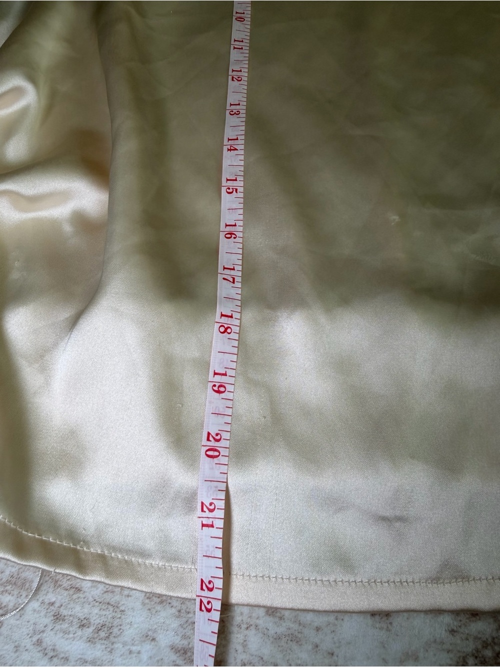 Sincerely Jules Soft Cream Satin Tank Top Women’s XL - Picture 10 of 10